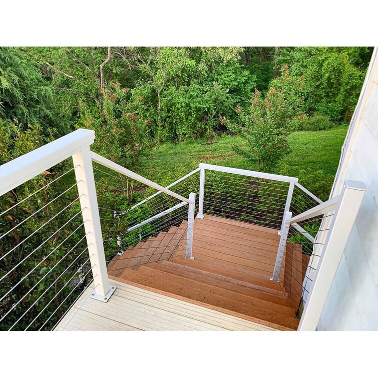 Stainless Steel Handrail Stair Railing Fall Protection Connection all Lengths