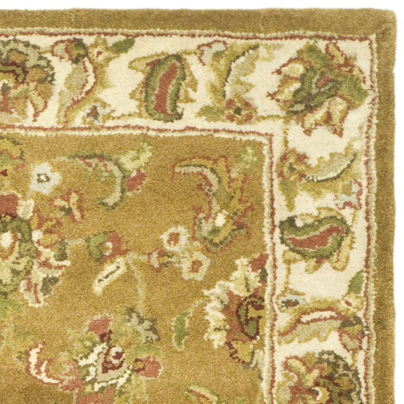 Taylor Persian Inspired Handmade Tufted Wool Mocha Ivory Area Rug Reviews Joss Main