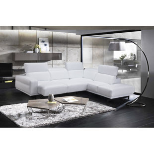 White Leather Sofa Sectional Wayfair White Leather Sofa Sectional Wayfair