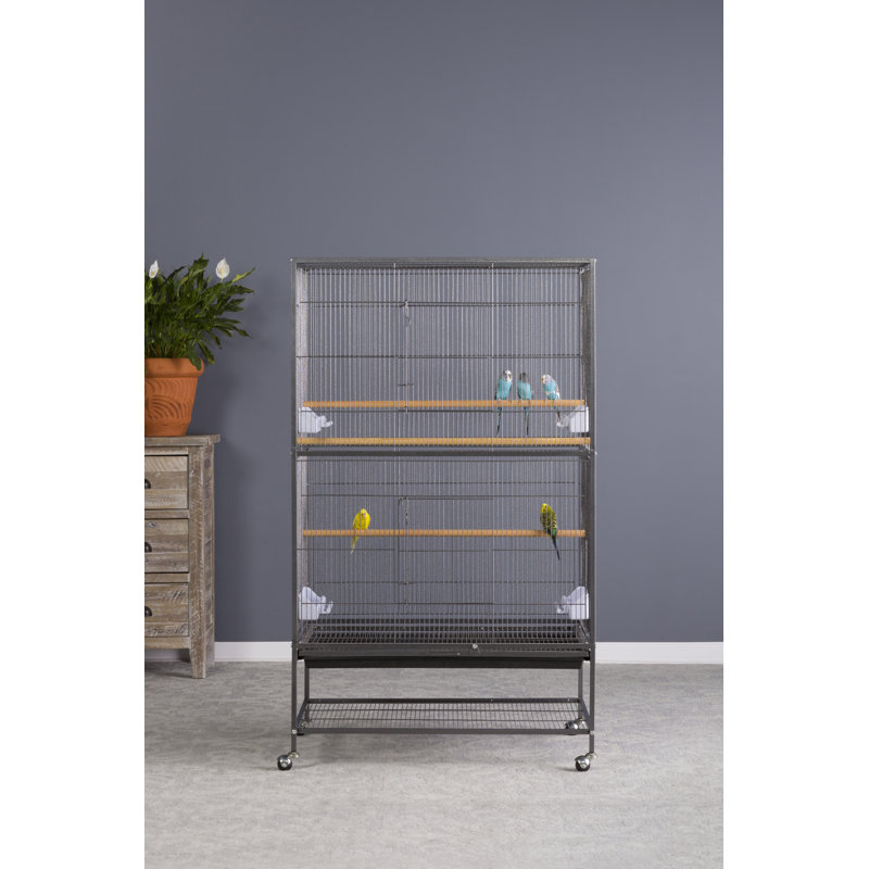 Tucker Murphy Pet Thea Flight Bird Cage With Storage Shelf