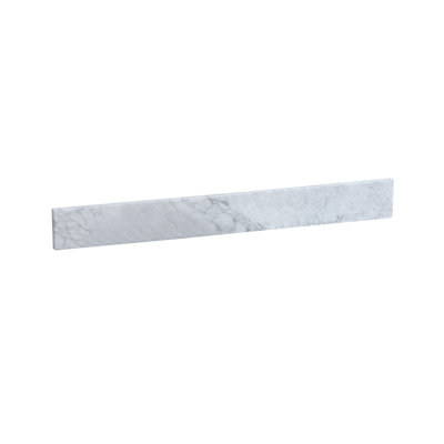 Jeromy 36 Inch Backsplash In Carrara White