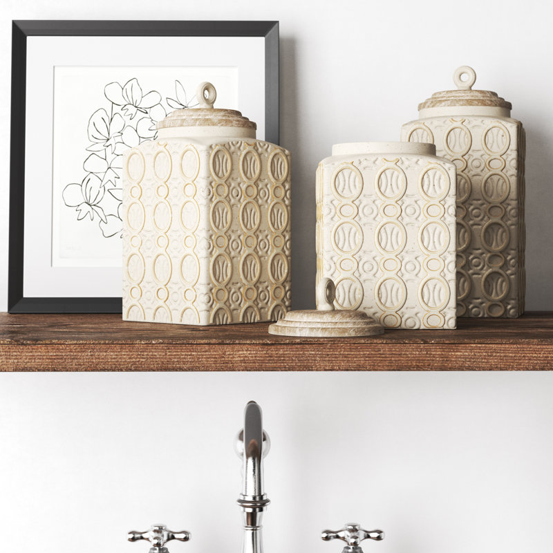 Kelly Clarkson Home 3 Piece Kitchen Canister Set &amp; Reviews