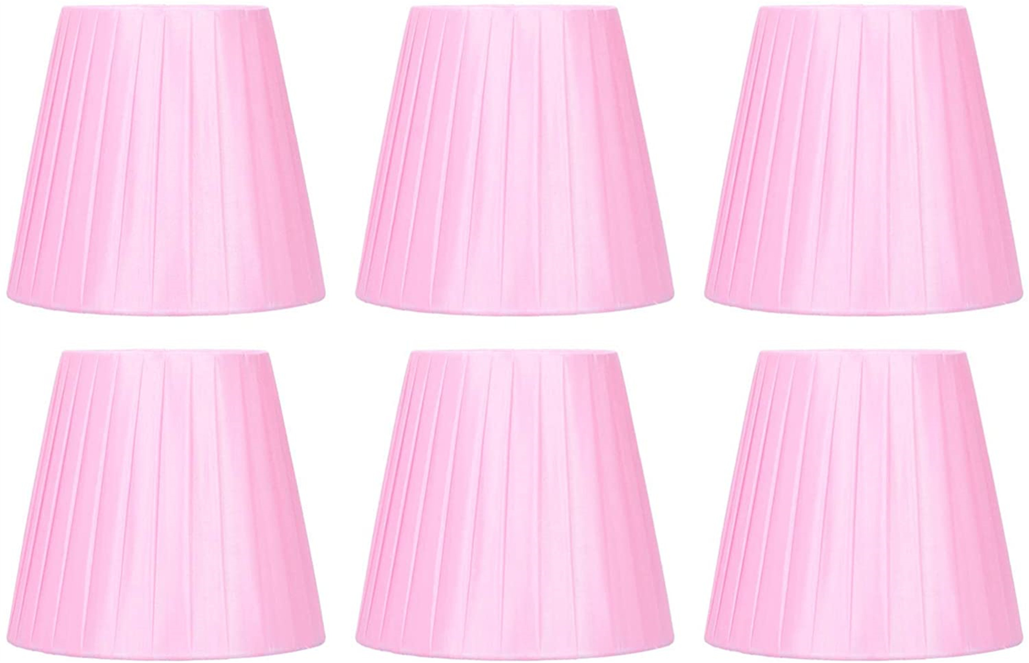 pink metal lampshade