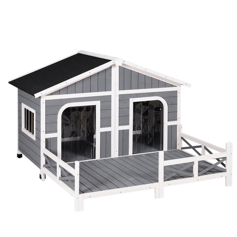 campa solid wood dog house