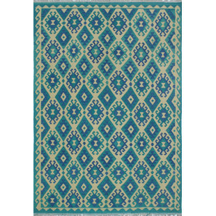 Modern Contemporary Fringe Rug Allmodern One Of A Kind Rucker Kilim Hand Woven Premium Wool Rectangle Beige Fringe Area Rug