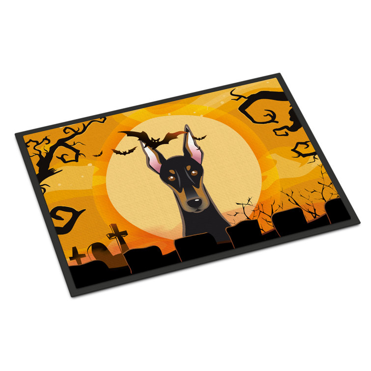 doberman welcome mat