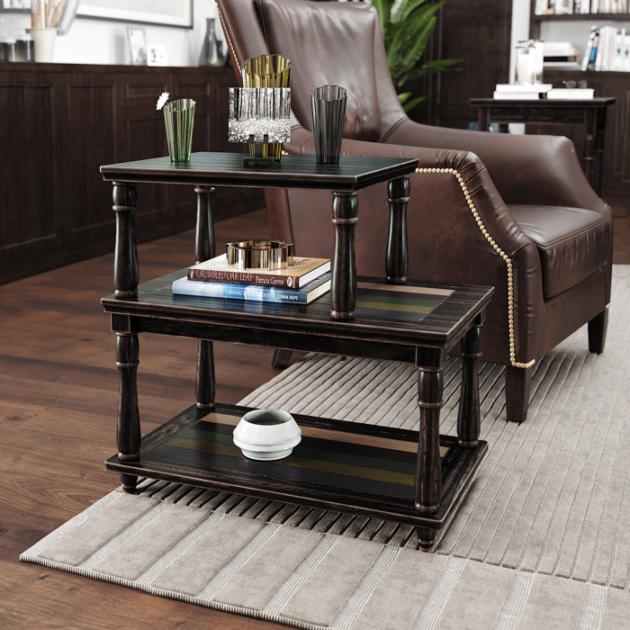 Vasagle End Table With Colourful Storage Shelf 3 Tier Side Solid Wood Legs Sy And Embly Without Tools Sofa For Living Room