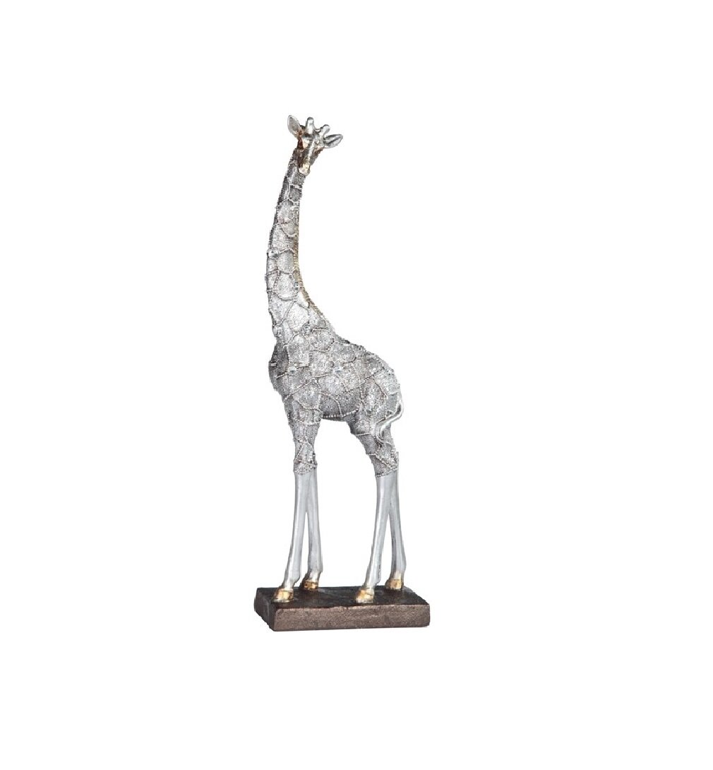 House of Hampton® Abramowski Giraffe Figurine Standing Giraffe Statue ...