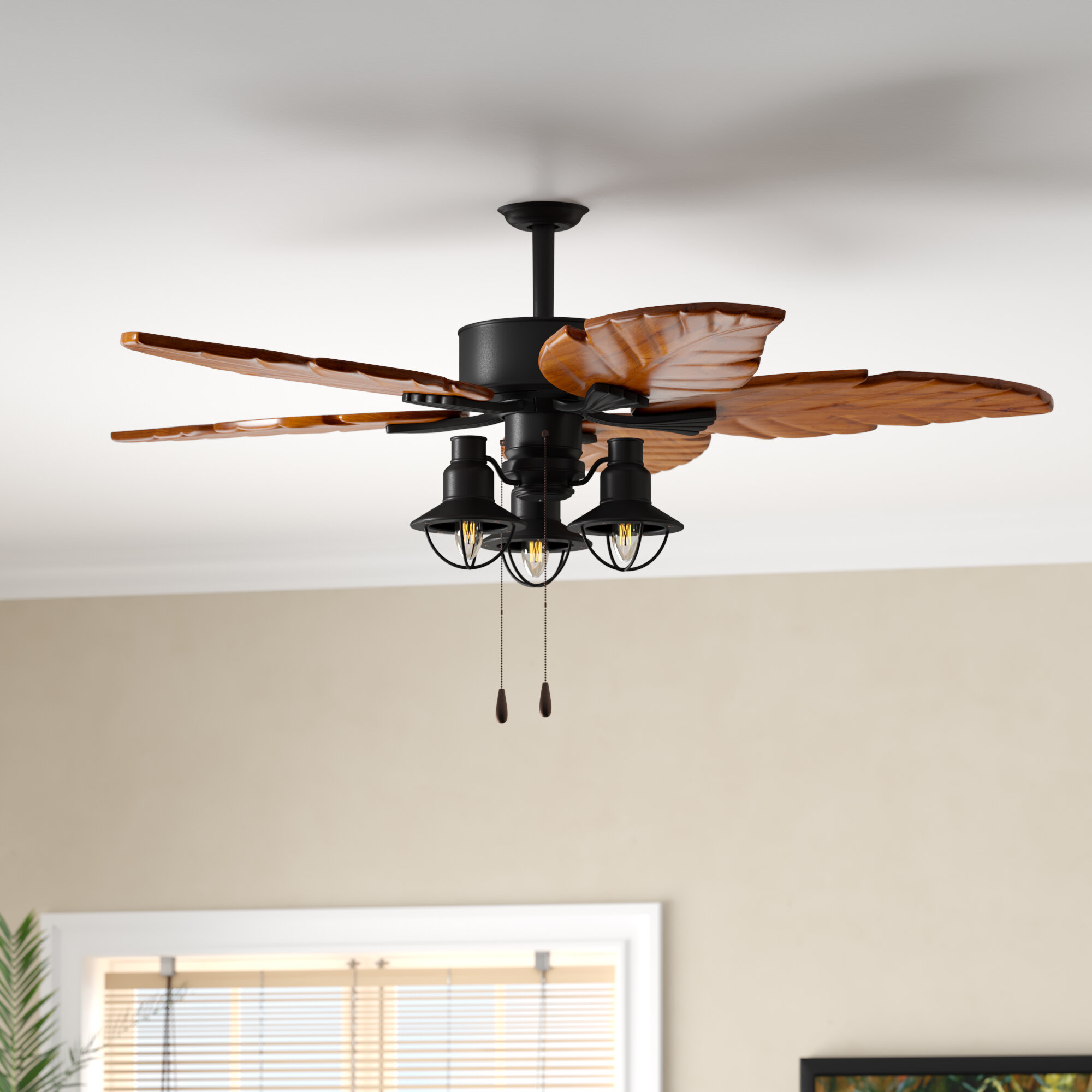 52 Franklinton 5 Blade Ceiling Fan Light Kit Included