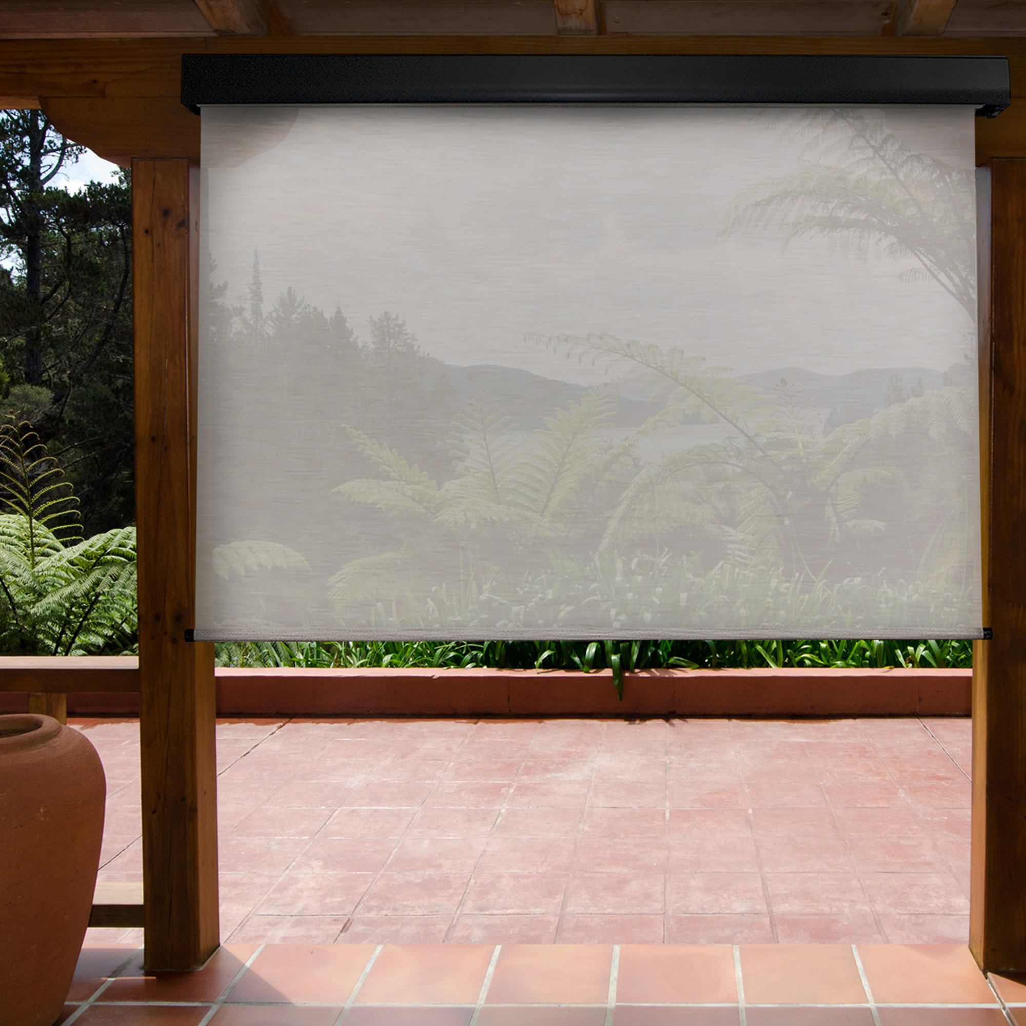 Red Barrel Studio Eisner Heavy Duty Semi Sheer Outdoor Solar Shade Red Barrel Studio Eisner Heavy Duty Semi Sheer Outdoor Solar Shade Reviews Wayfair