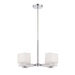 Go to store & view more images Chavarria 4-Light Shaded Chandelier by Brayden Studio