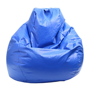 Gold Medal Teardrop Vinyl Bean Bag Chair