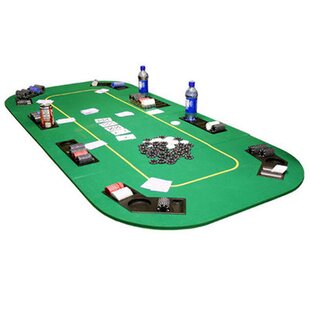Casino Table "Blackjack" Card Games-Gaming table with felt cover incl Accessories 