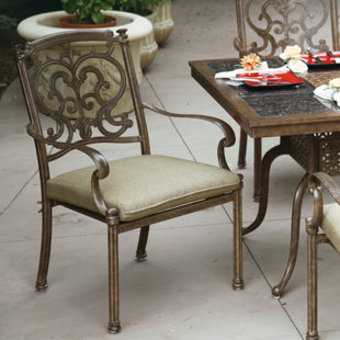 Palazzo Sasso Stacking Patio Dining Chair with Cushion