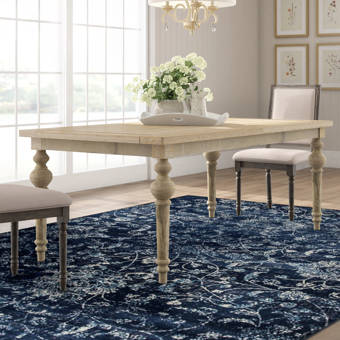 Three Posts Clintwood Extendable Solid Wood Dining Table Reviews Wayfair Ca