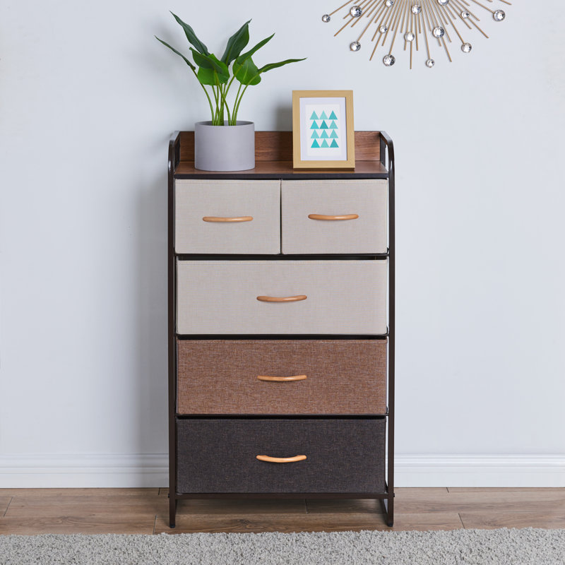 Ebern Designs Nigan Decorative Modern 5 Drawer Storage Chest Reviews