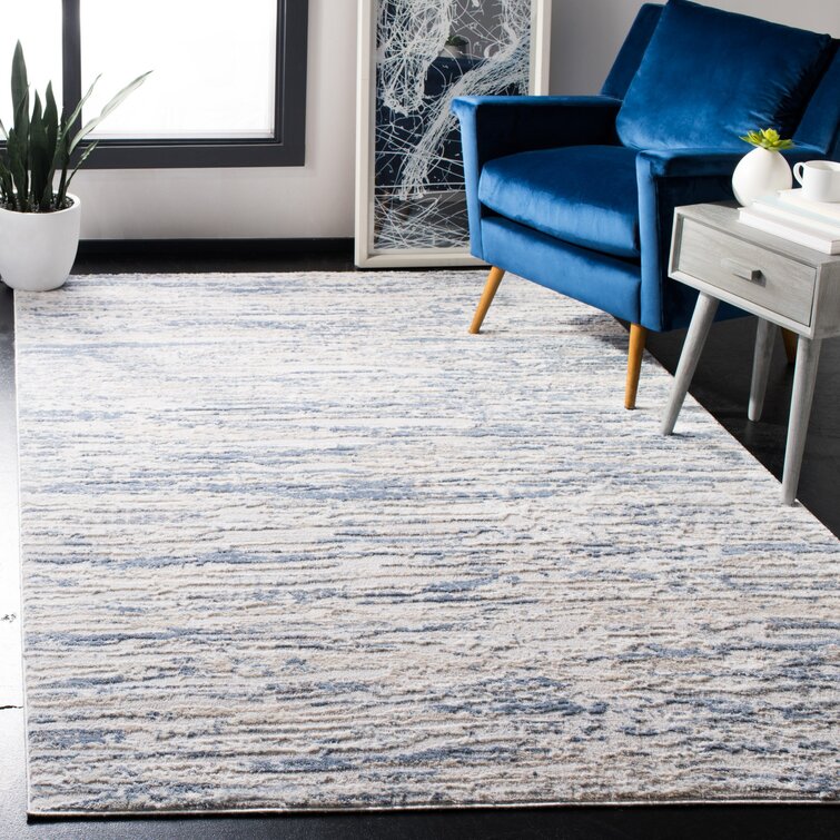 SILVER White Blue New Modern Rug Large Floor Mat Carpet FREE DELIVERY* 