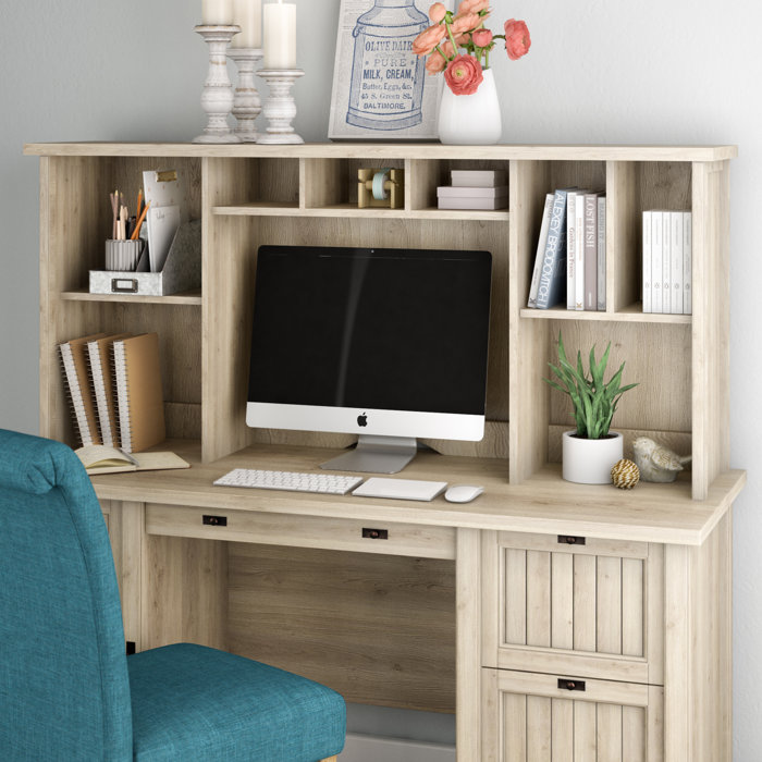 Laurel Foundry Modern Farmhouse Shelby 26 65 H X 59 W Desk Hutch