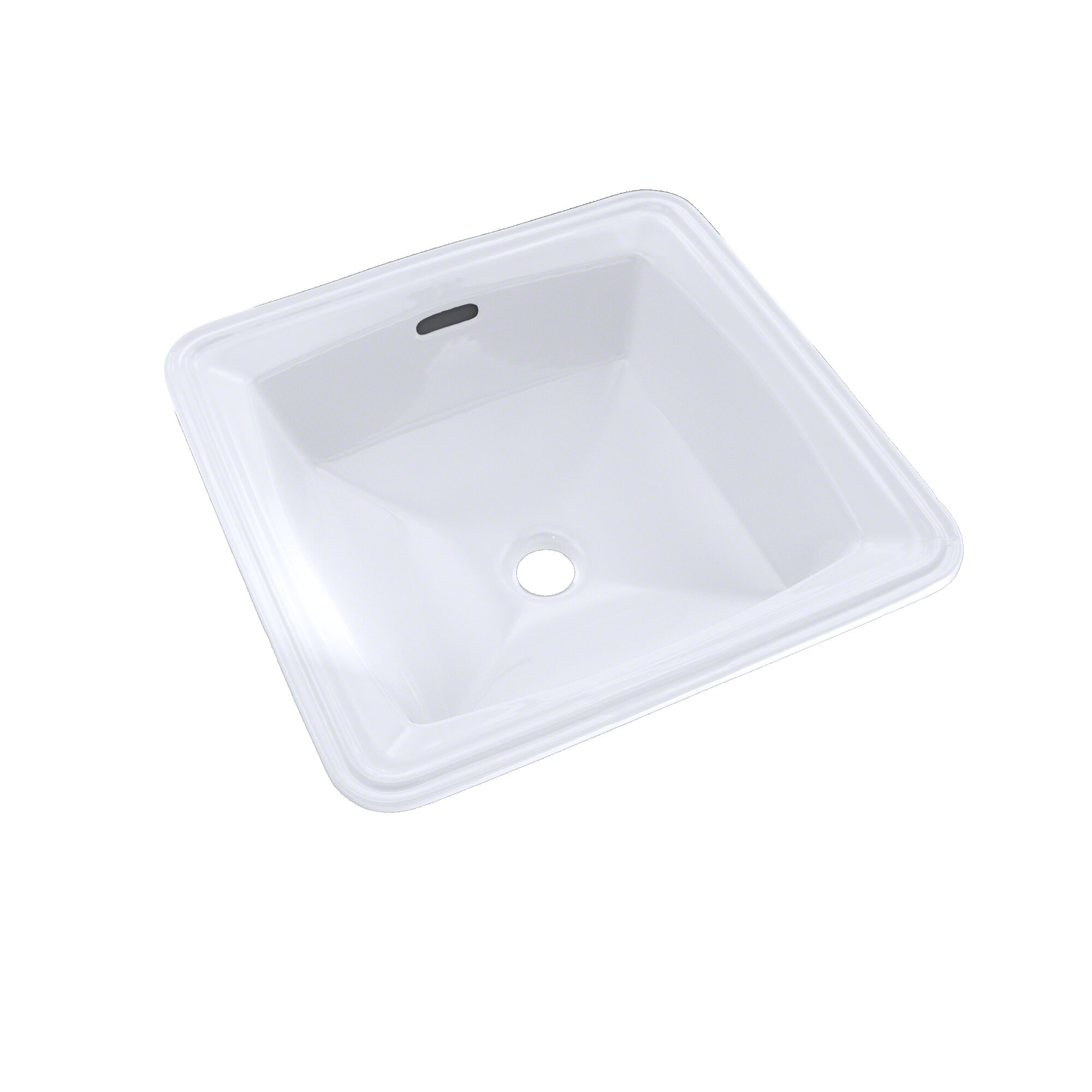 Toto Connelly Vitreous China Square Undermount Bathroom Sink With Overflow Wayfair