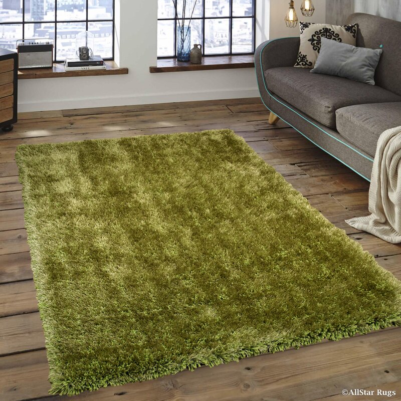 AllStar Rugs Tufted Green Area Rug | Wayfair