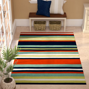 Ranier Hand-Woven Multi-Colored Indoor/Outdoor Area Rug