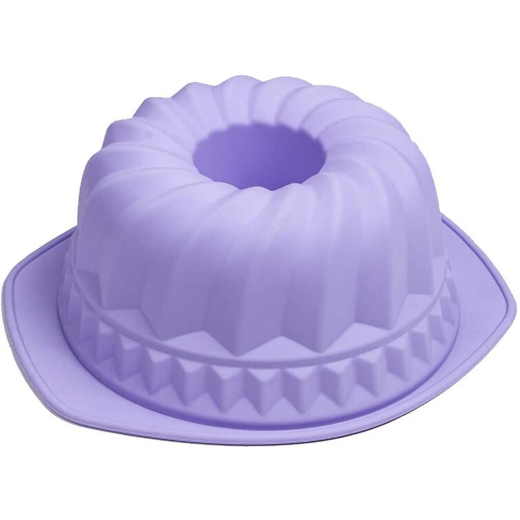 3pcs Springform Non-stick Springform Pan Cake Pan Pie Mold Bakeware purple 