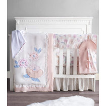 dusty rose crib bedding