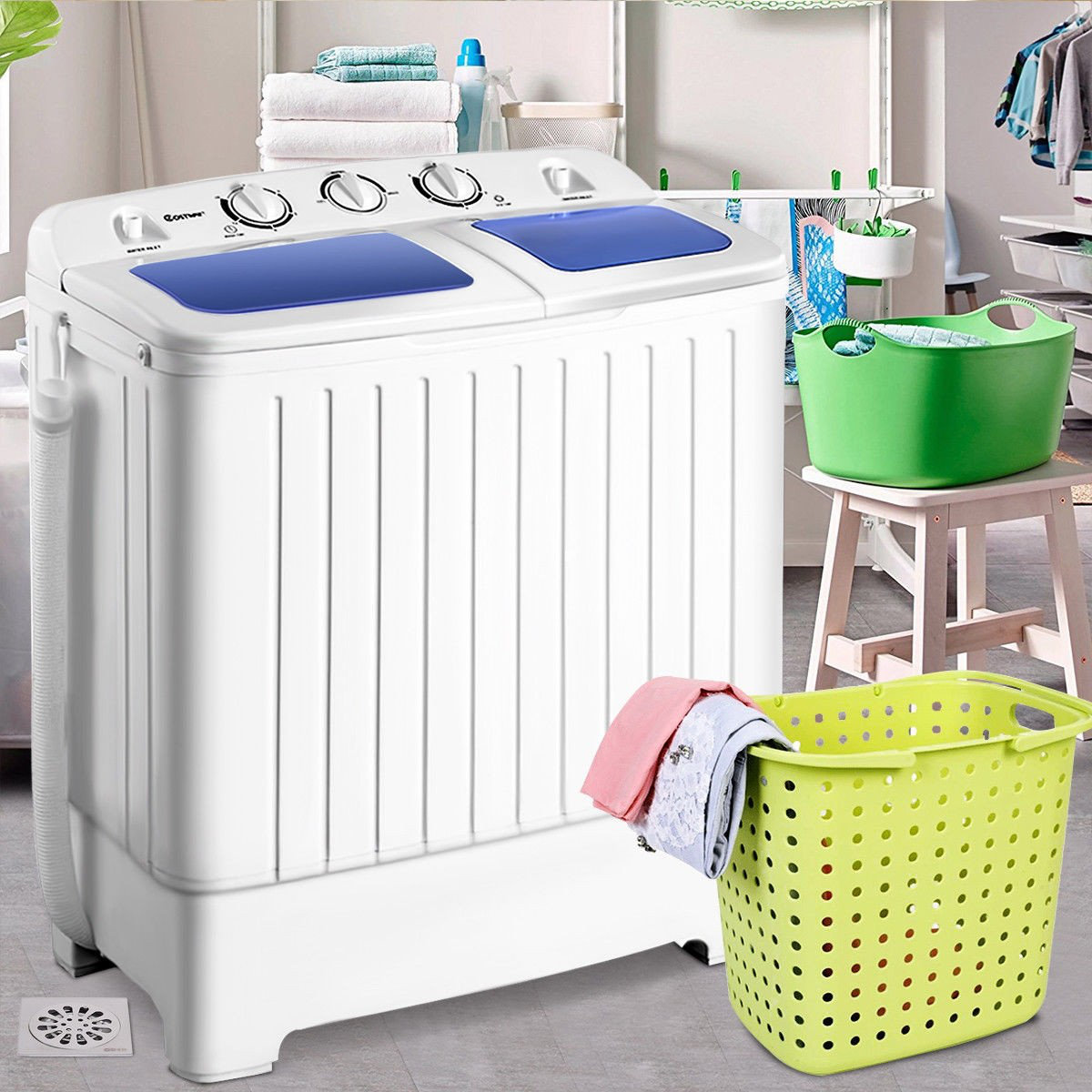 portable washer spin dryer