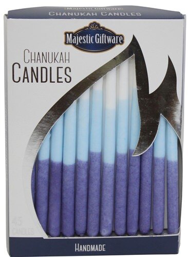 Pack Of 6. Safed Candles The Light Of Chanukah 5.5 Oz