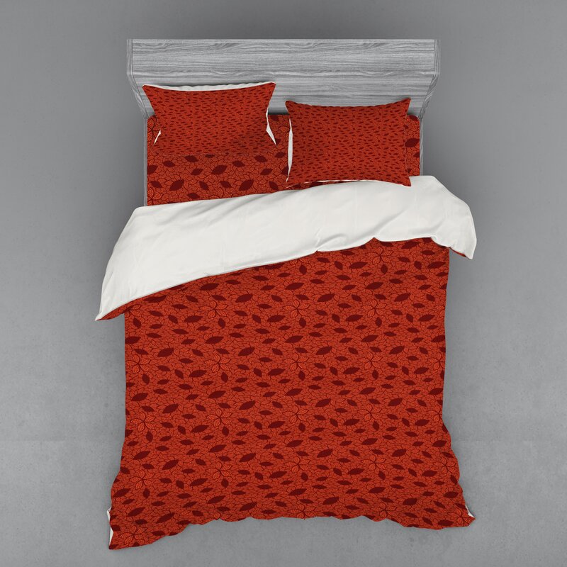 East Urban Home Burnt Orange Duvet Cover Set Wayfair