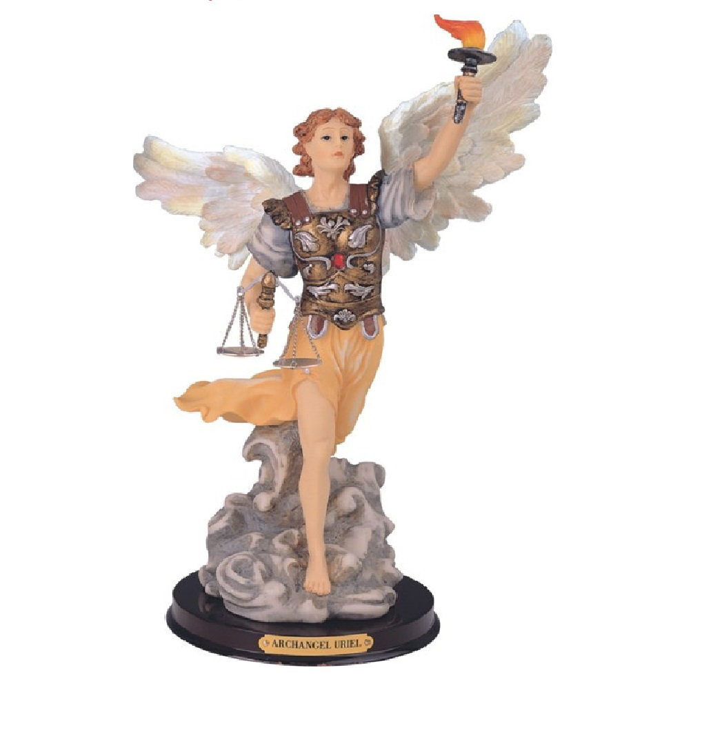 Red Barrel Studio® Rizzi Archangel Uriel Figurine | Wayfair