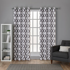 Durango Geometric Blackout Grommet Curtain Panels (Set of 2)