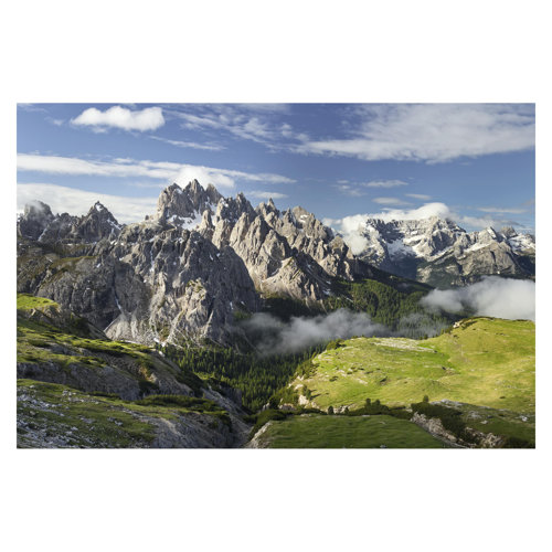 Italian Alps 2.55m x 3.84m Textured Matte Peel & Stick Wall Mural East Urban Home