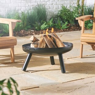 Labrosse Steel Wood Burning And Charcoal Fire Pit By Sol 72 Outdoor