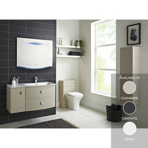 Badezimmer-Set mit Spiegel mit Touch-Sensor von ..