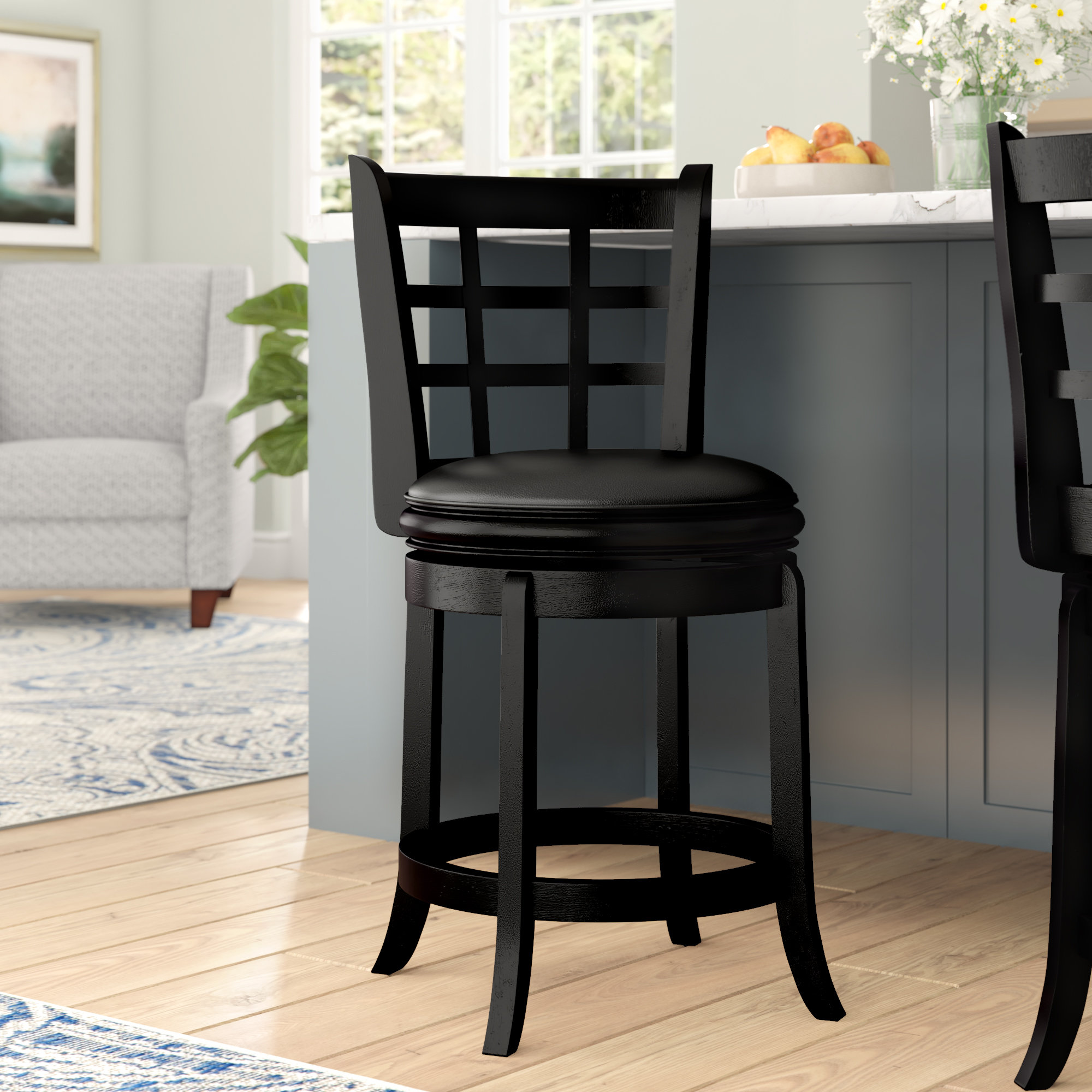 Darby Home Co Farmington Bar Counter Swivel Stool Reviews Farmington Bar Counter Swivel Stool