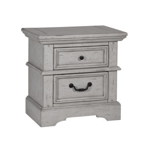 2 Drawer Nightstand With Shelf Wayfair