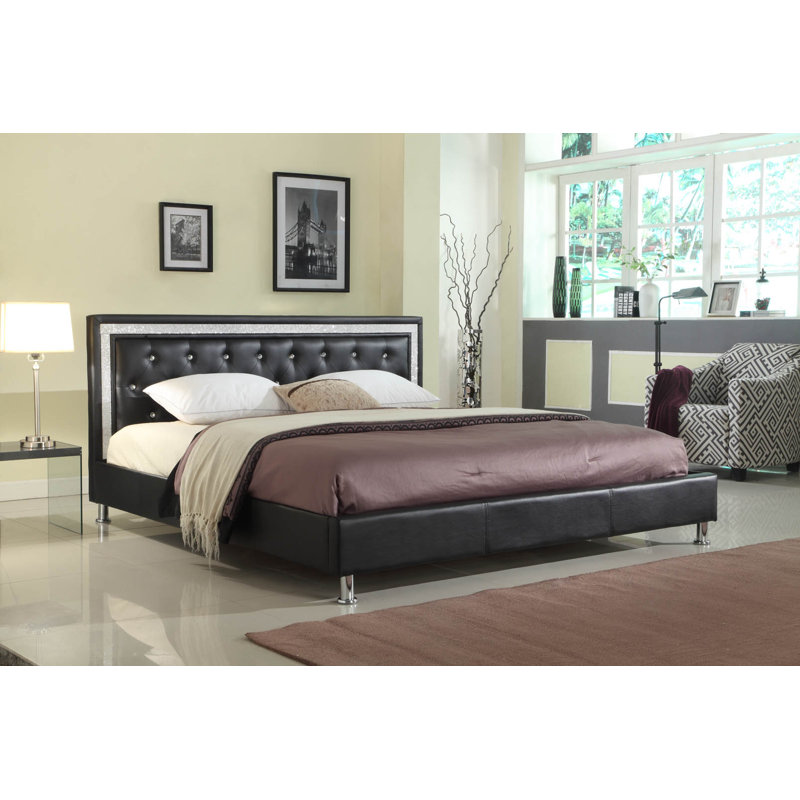 Everly Quinn Formaran Queen Upholstered Platform Bed Wayfair