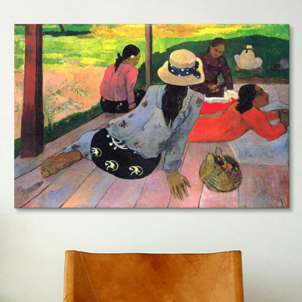 Icanvas The Siesta By Paul Gauguin Painting Print On Wrapped