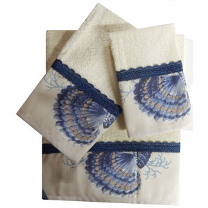 Decorative 3 Piece Towel Set