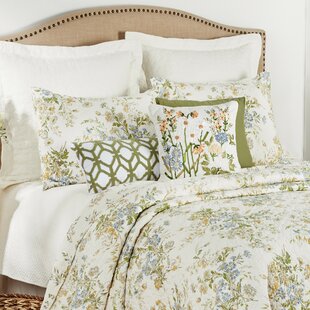 blue and green quilt bedding