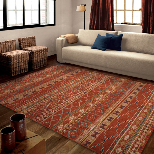 Southwestern Rugs You Ll Love Wayfair Fergus Red Area Rug