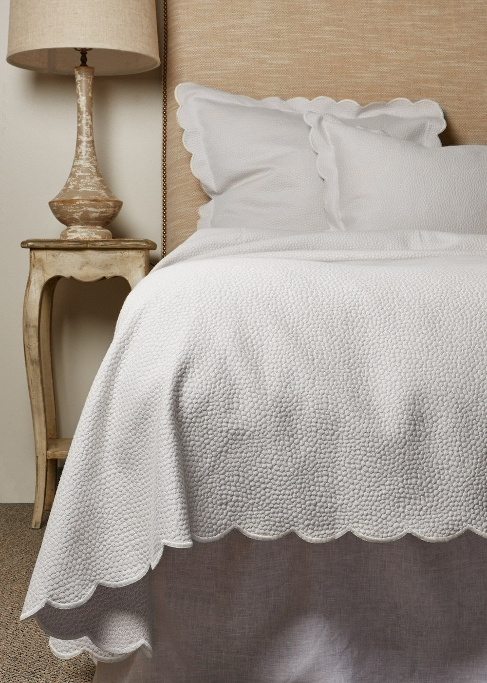 Amity Home Hugh White Standard Cotton Coverlet / Bedspread Wayfair