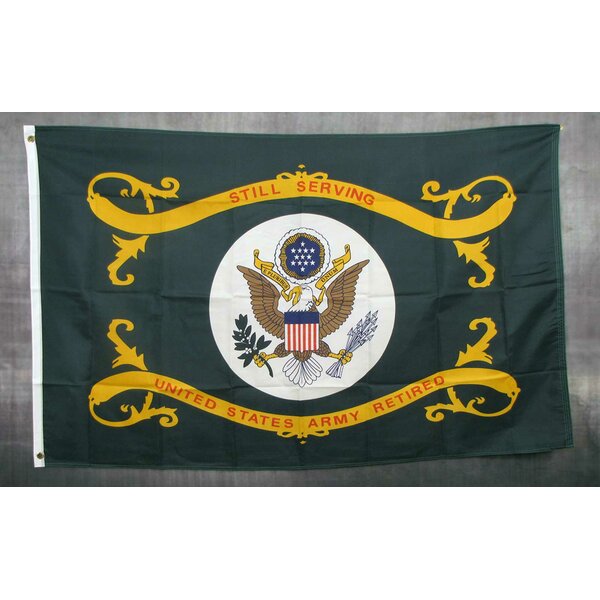 Trinx Army Retired Traditional Flag | Wayfair.ca