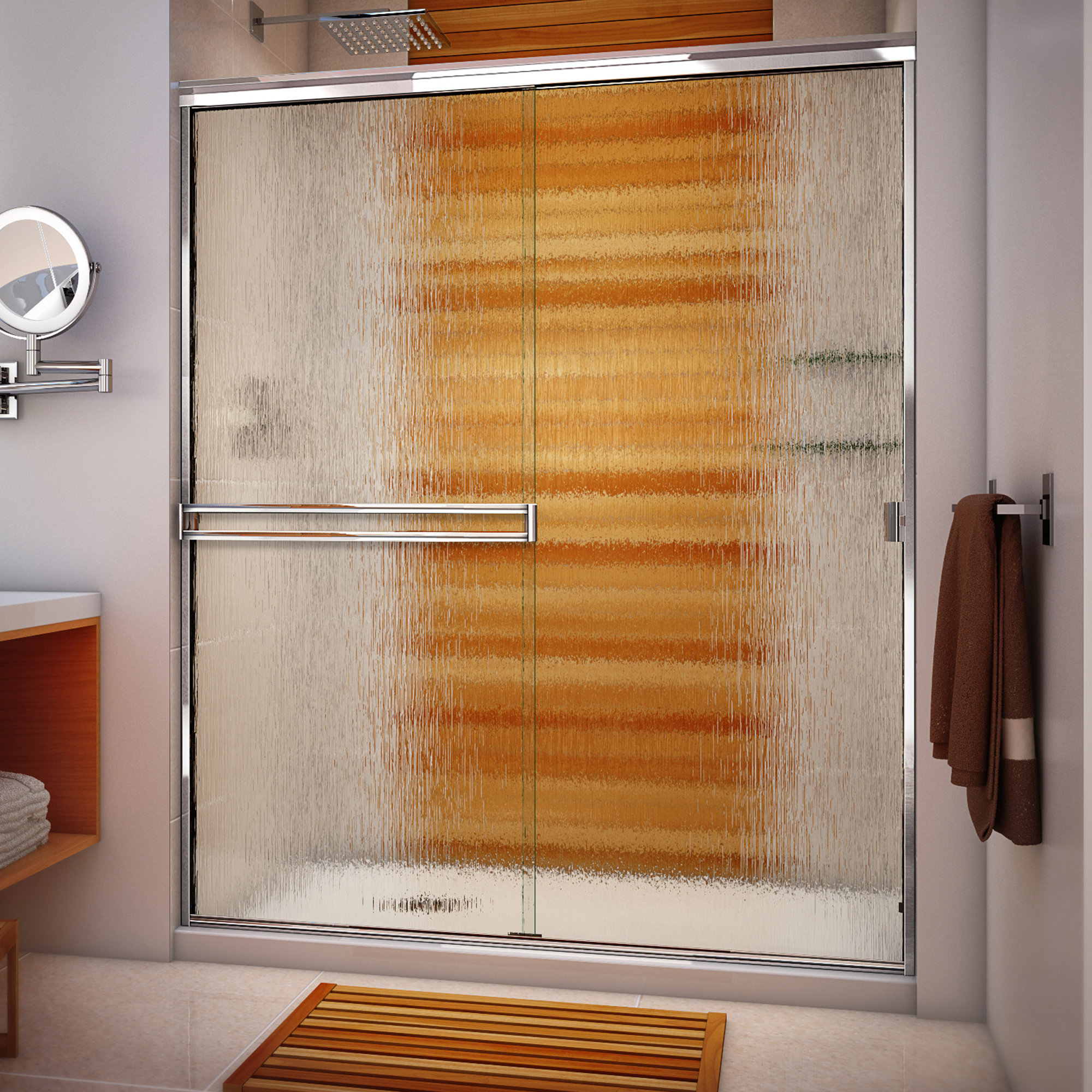 Arizona Shower Door SE 56" W x 70.38" H Frameless Shower Door & Reviews