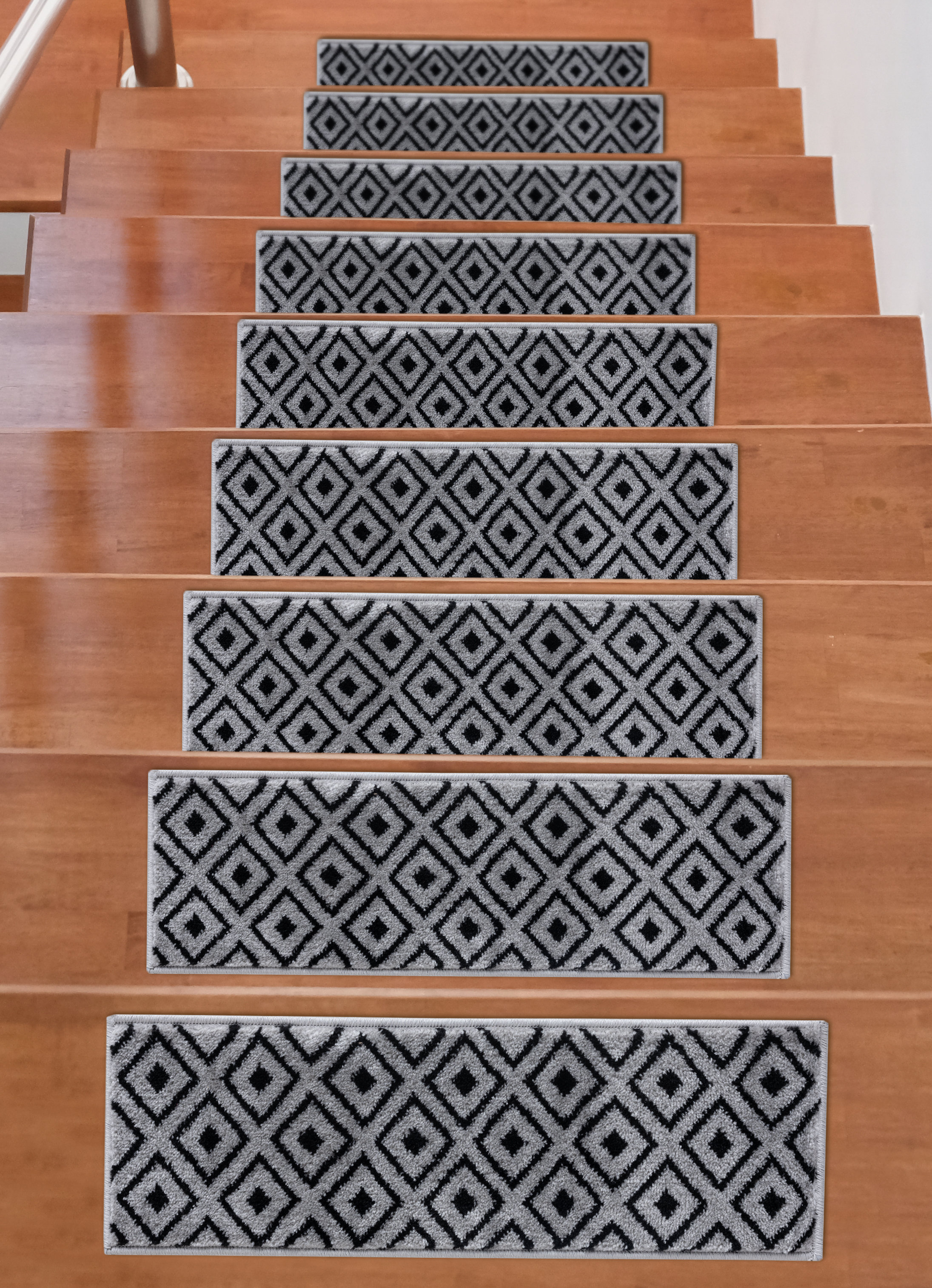 George Oliver Santana Carpet Stair Tread Reviews Wayfair