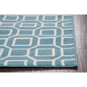 Julian Blue/Aqua Indoor/Outdoor Area Rug