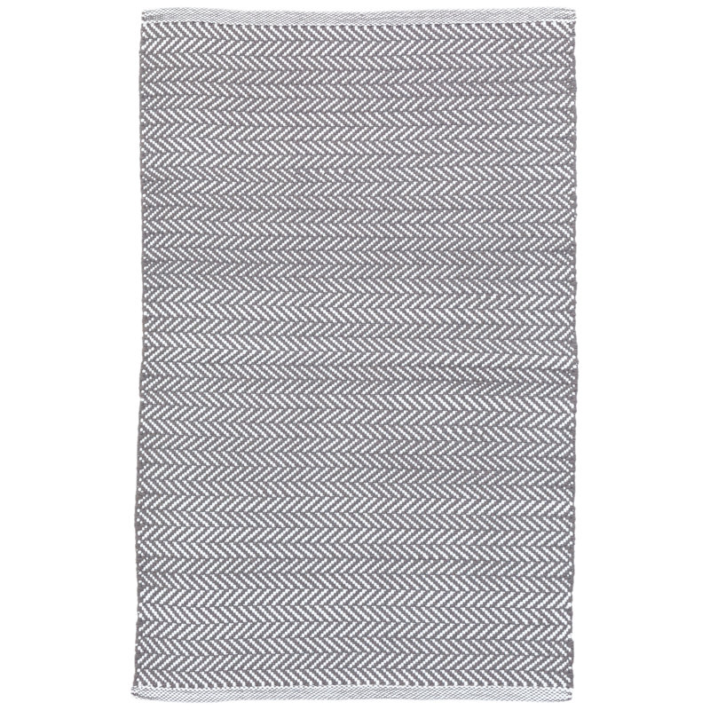 Dash and Albert Rugs C3 Herringbone Gray Indoor/Outdoor Area Rug ... Dash and Albert Rugs C3 Herringbone Gray Indoor/Outdoor Area Rug ...