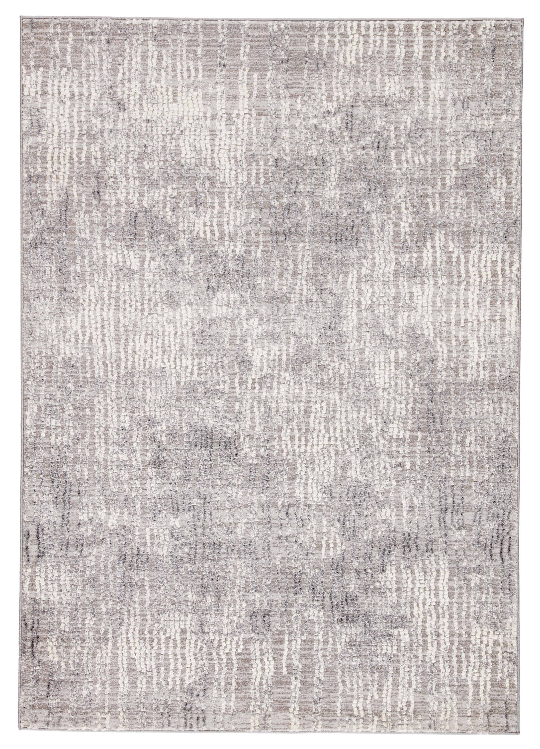 Almus Abstract Light Gray White Area Rug Almus Abstract Light Gray White Area Rug