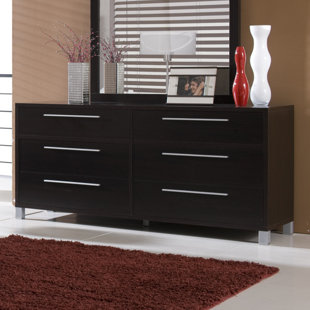 Sibley 6 Drawer Double Dresser by Latitude Run